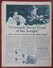 Dirigibles War Planes Charles Lindbergh Baseball Akron Zulus 1931 rare NYT mag.