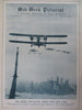 Dirigibles War Planes Charles Lindbergh Baseball Akron Zulus 1931 rare NYT mag.