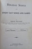 Holiday Songs Emilie Poulsson Author Inscribed 1901 pictorial children's book