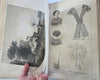 Home Magazine American Women's Periodical 1856 leather book 15 plates 1 year