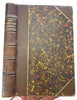 New Hampshire Repository Vols. 1 & 2 Education Religion 1846-47 leather book
