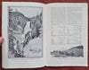 California & Yellowstone RR c. 1925 Lot x 2 railroad promotional travel books