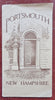 Portsmouth New Hampshire Tourist Sightseeing Brochure c. 1930's pamphlet w/ map