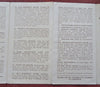 Portsmouth New Hampshire Tourist Sightseeing Brochure c. 1930's pamphlet w/ map