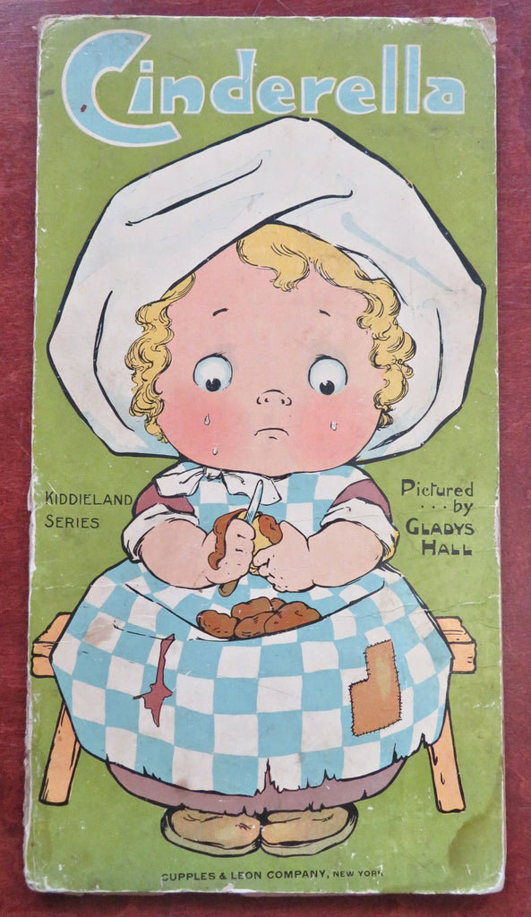 Cinderella 1915 Gladys Hall lovely rare color litho pictorial juvenile book
