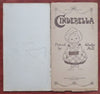Cinderella 1915 Gladys Hall lovely rare color litho pictorial juvenile book