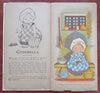 Cinderella 1915 Gladys Hall lovely rare color litho pictorial juvenile book