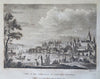 Seraglio at Constantinople Ottoman Palace Skyline 1783 engraved city view print