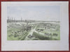 Vancouver Fort Washington Territory 1860 Sarony early litho city view print