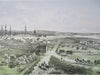 Vancouver Fort Washington Territory 1860 Sarony early litho city view print
