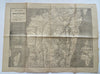 Central Madagascar Franc-Hova Wars Tananarive c. 1890 French military map