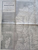 Central Madagascar Franc-Hova Wars Tananarive c. 1890 French military map
