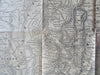 Central Madagascar Franc-Hova Wars Tananarive c. 1890 French military map