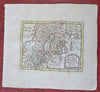 Scandinavia Kingdom of Sweden Finland Lapland 1781 Holtrop scarce miniature map