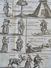 Laplanders Scandinavia Arctic 1711 engraved Ethnic Views Reindeer print