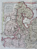 Russia in Europe Northern Part Finland Perm Archangelsk 1761 Buache Delisle map