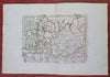 Russia in Europe Northern Finland St. Petersburg 1761 rare Delisle Buache hc map