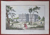 White House Washington D.C. South View Mansion Ground 1845 Force view print