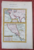 Ancient Assyria Mesopotamia Middle East Arabia Iran 1683 Mallet hand color map