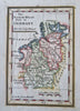 Holy Roman Empire Westphalia Hanover c. 1796 Gibson early American miniature map