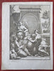 Allegorical Frontispiece Angel Lion Cartography 1715 lovely rare engraved print