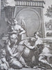 Allegorical Frontispiece Angel Lion Cartography 1715 lovely rare engraved print