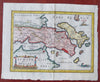 Ancient Greece Attica Hellas Athens Corinth Euboea 1683 engraved map