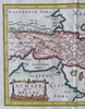 Ancient Greece Attica Hellas Athens Corinth Euboea 1683 engraved map