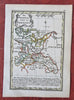 Holy Roman Empire Silesia Pomerania c. 1796 Gibson early American miniature map