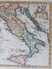 Italy Piedmont Papal States Tuscany Naples Parma Modena 1778 Salmon map