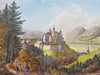 Schloss Ambras Innsbruck Austria Architectural View c. 1820's landscape print