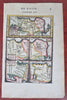 Ancient Asia Scythia Sarmatia Black Sea Caspian Sea Aral Sea 1683 Mallet map