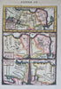 Ancient Asia Scythia Sarmatia Black Sea Caspian Sea Aral Sea 1683 Mallet map