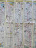 American Airlines Cartoon Pictorial map c. 1950-60 United States & Mexico Routes