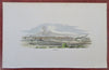 Burlington Vermont Lake Champlain 1859 scarce lovely birds-eye city view print