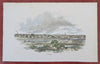 Portsmouth New Hampshire 1859 prospect city view hand colored lovely rare print