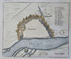 Mainz Germany Holy Roman Empire Rhine River 1720's city plan map