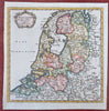 United Provinces Netherlands Holland Zealand Utrecht Friesland 1700 Moll map
