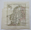 Scandinavia Denmark Sweden Norway Finland Iceland 1761 Delisle Buache scarce map