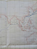 Perry Expedition U.S. Japan Expedition Cape of Good Hope 1855 engraved map