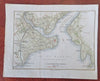 Constantinople Ottoman Empire Turkey Istanbul Sea of Marmara 1840 miniature map