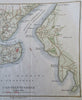 Constantinople Ottoman Empire Turkey Istanbul Sea of Marmara 1840 miniature map