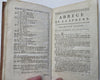 Crozat's Geography 1808 scarce French leather book w/ 2 folding engraved maps