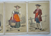 Costumes of Switzerland Fashions c. 1880's album w/ 25 lovely hand color plates