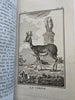 Natural History Quadrupeds Goats Antelope 1786 Buffon leather book 27 plates