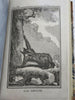 Natural History Quadrupeds Goats Antelope 1786 Buffon leather book 27 plates