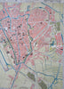 Utrecht Netherlands cartoon Tourist City Plan c. 1920 pictorial travel brochure