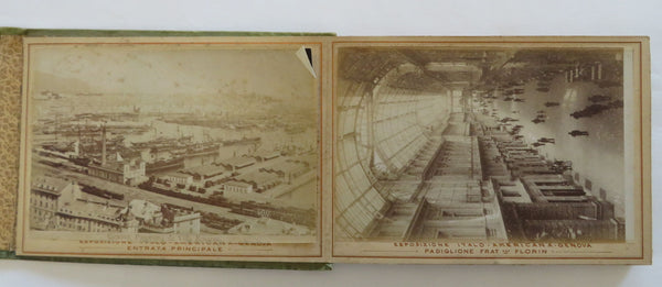 Genoa Italy Italian-American Exposition Souvenir Album 1892 pictorial photo book