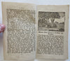 Story of Moses Exodus from Egypt 1867 Dutch juvenile chap book 8 nice woodcuts