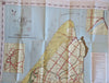 Texel Netherlands Nederland Tourist Map c. 1950's pictorial sightseeing map